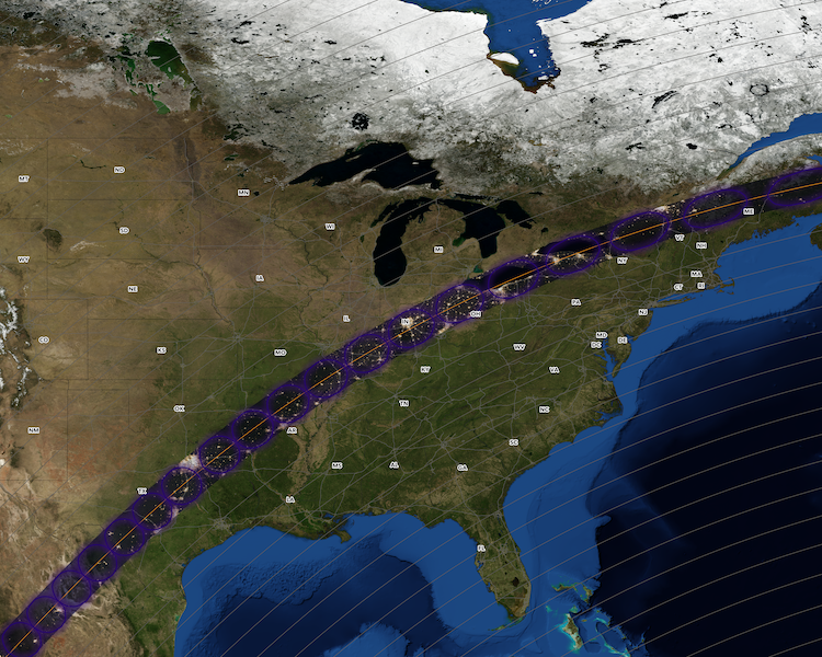 2024 Solar Eclipse poster